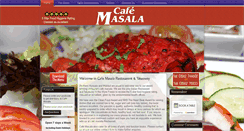 Desktop Screenshot of cafemasala.co.uk